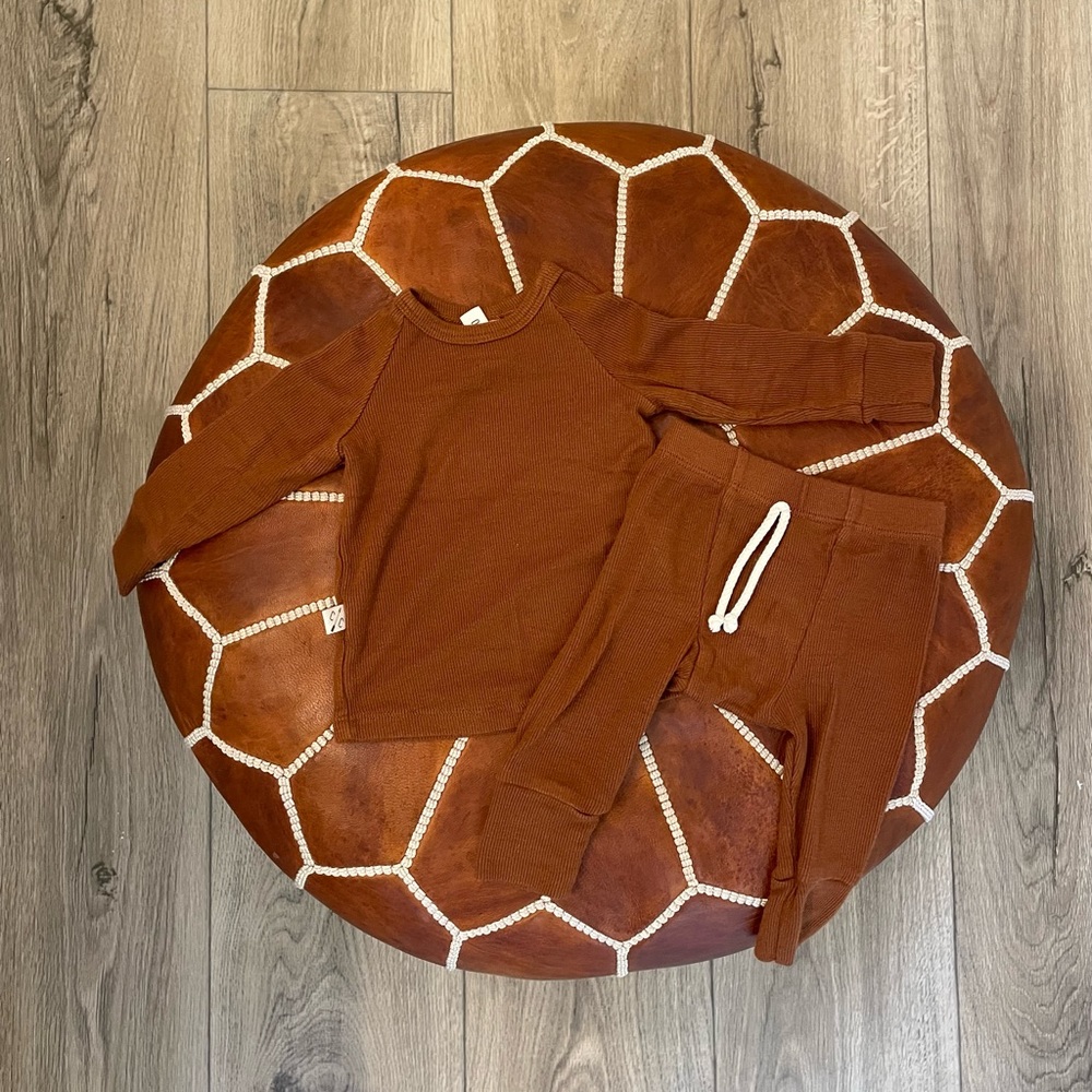 Childhoods Clothing - Cognac Top + Bottom Set - 0 to 3 Months